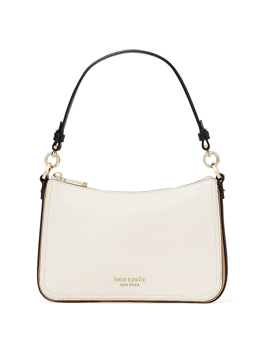 Hudson Colorblocked Leather Convertible Crossbody Bag