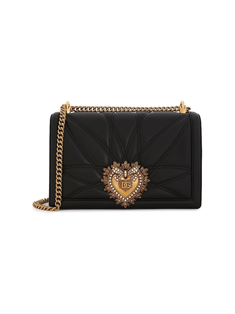 Large Devotion Quilted Leather Shoulder Bag