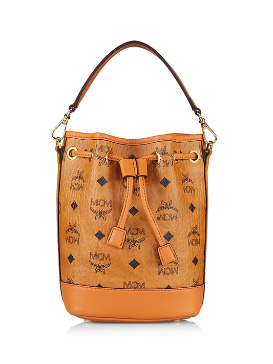 &#8203;Mini Dessau Visetos Coated Canvas Drawstring Bag