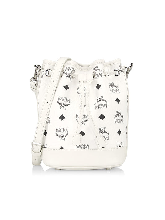 &#8203;Mini Dessau Visetos Coated Canvas Drawstring Bag