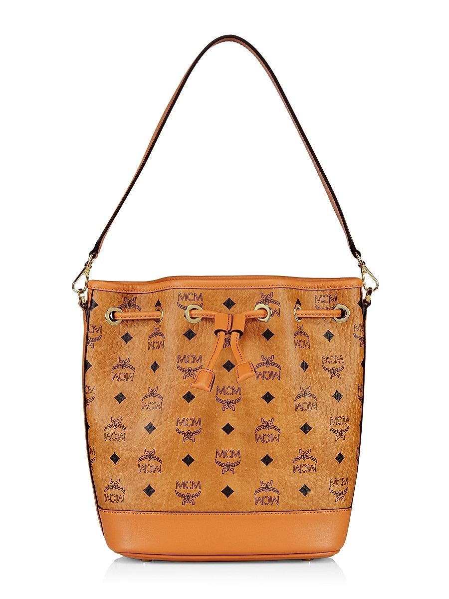 Medium Dessau Visetos Coated Canvas Drawstring Bag