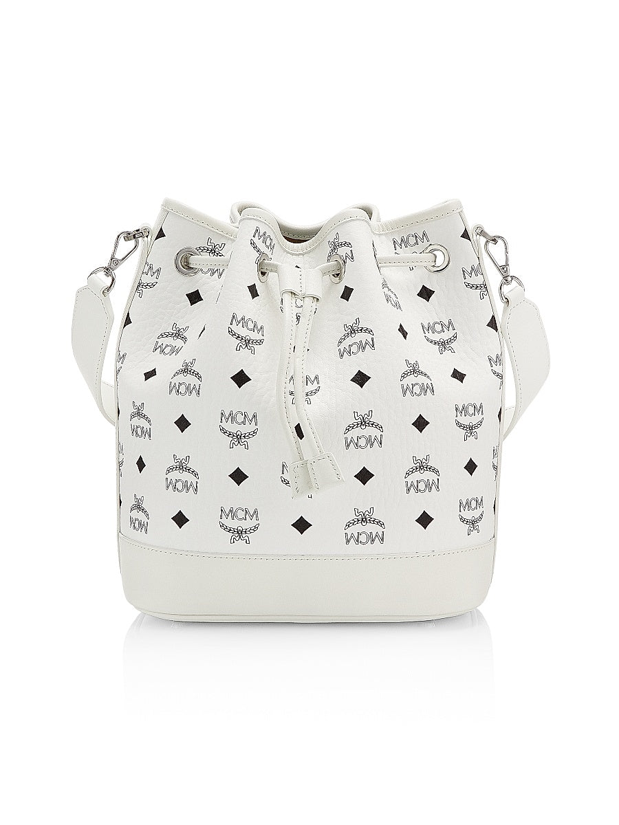 Medium Dessau Visetos Coated Canvas Drawstring Bag