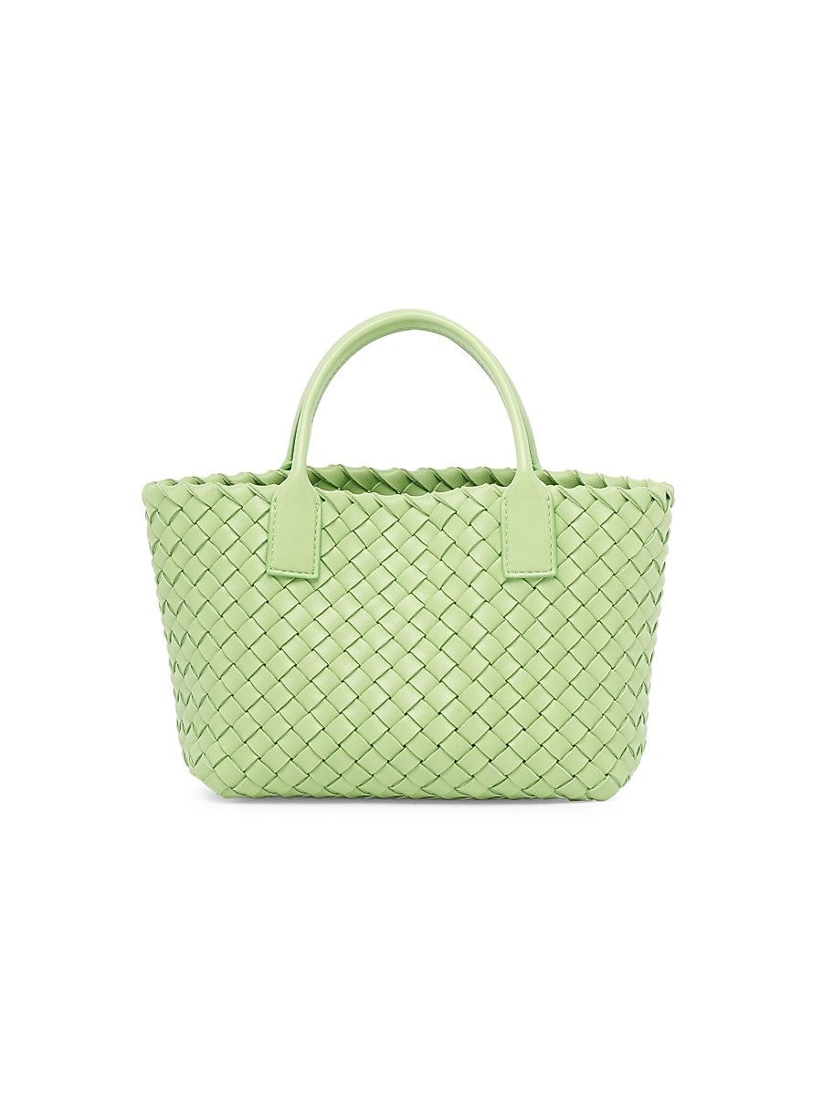 Mini Cabat Leather Tote