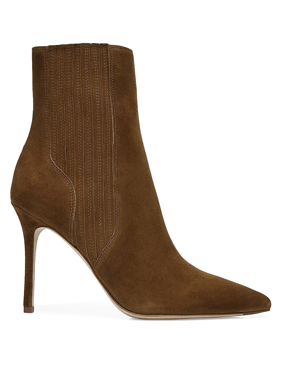Lisa 95MM Suede Ankle Boots