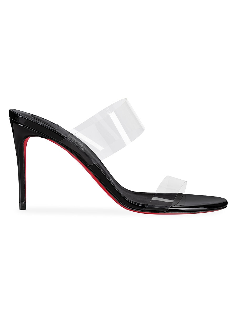 Just Nothing 85MM Patent Leather Mules