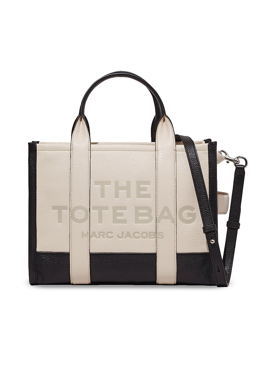 The Colorblock Leather Medium Tote