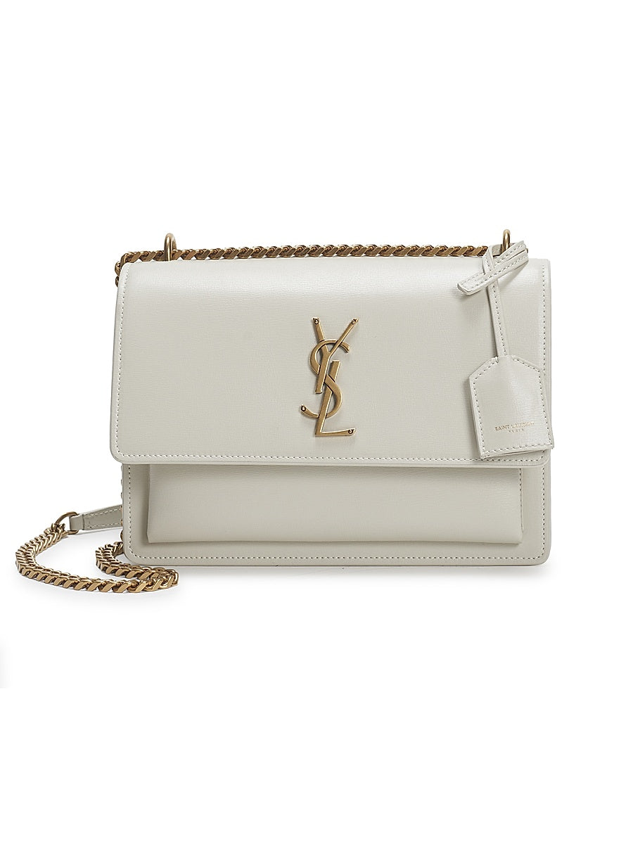 Sunset Medium Shoulder Bag in Smooth Leather