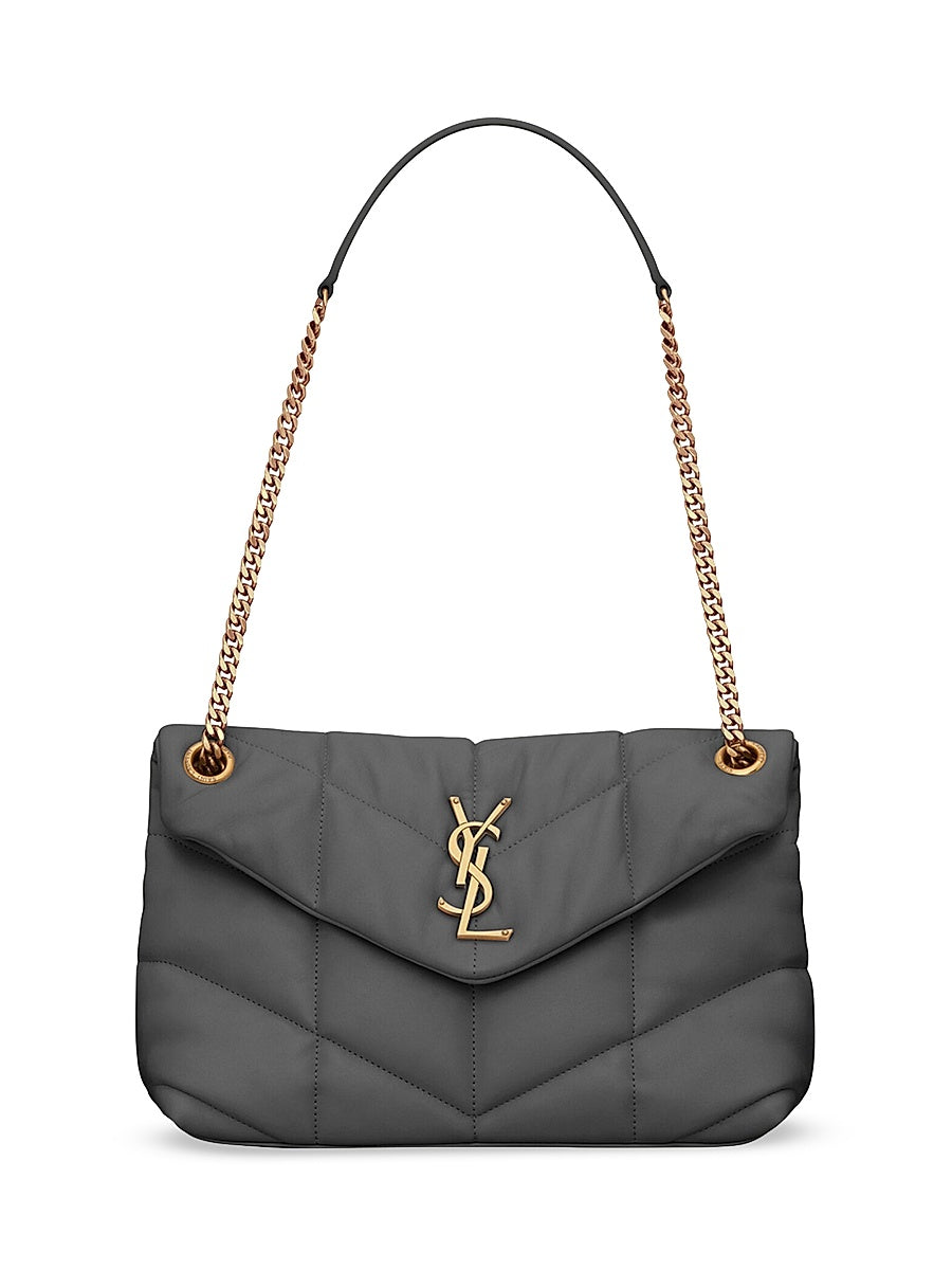 Puffer Small Shoulder Bag in Nappa Leather