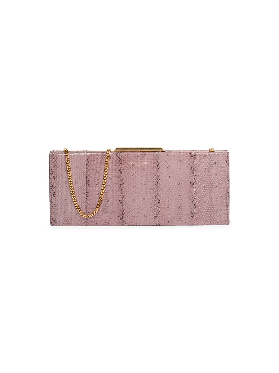 Midnight Small Pochette In Lacquered Ayers