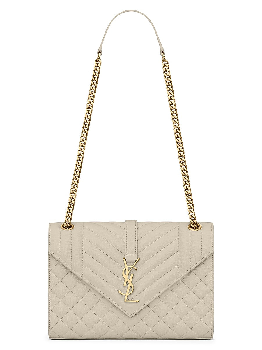 Envelope Medium Chain Bag in Mix Matelassé