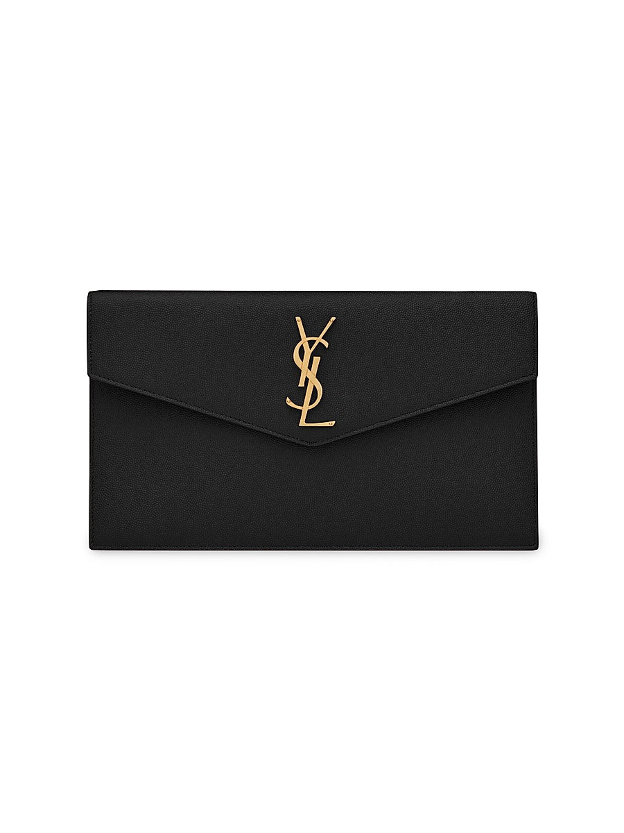 Uptown Pouch in Grain De Poudre Embossed Leather