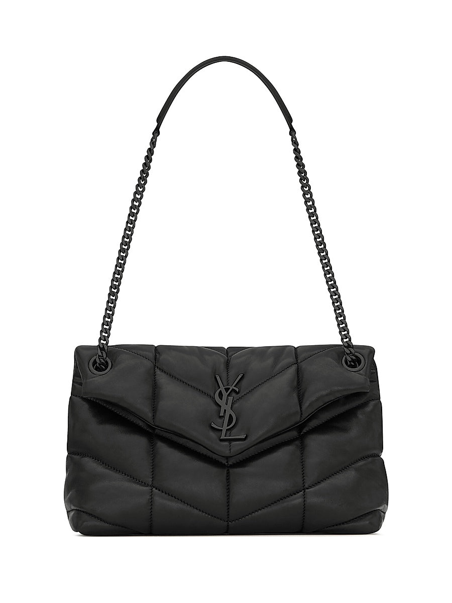 Puffer Small Shoulder Bag in Nappa Leather