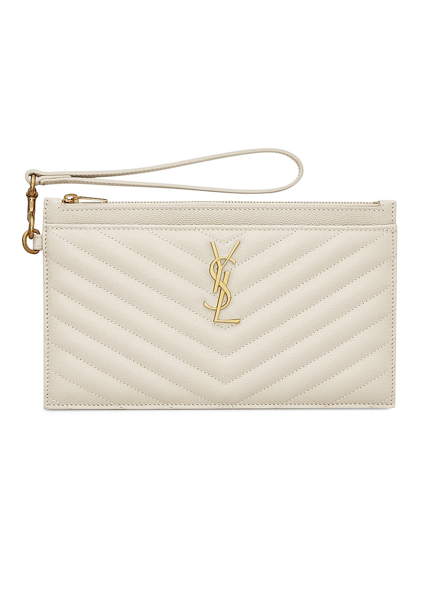 Monogram Matelassé Leather Pouch