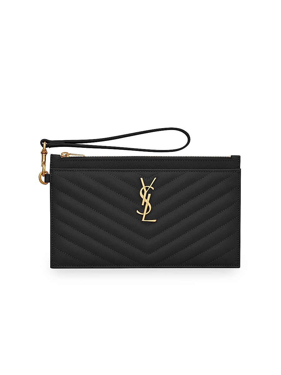 Monogram Matelassé Leather Pouch