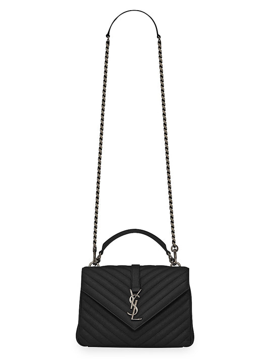 College Medium in Quilted Leather