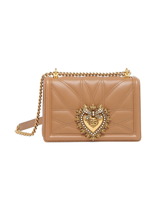 Devotion Quilted Leather Shoulder Bag