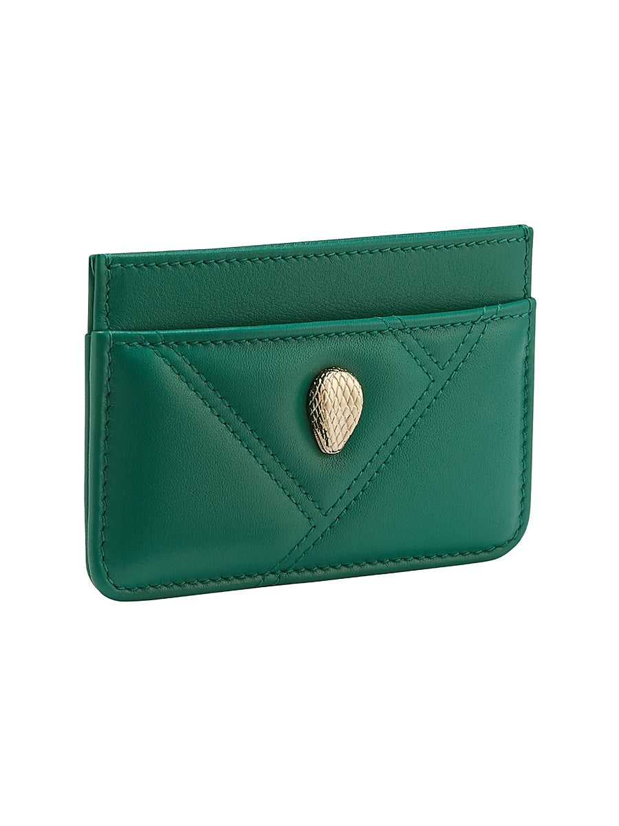 Cabochon Leather Card Case