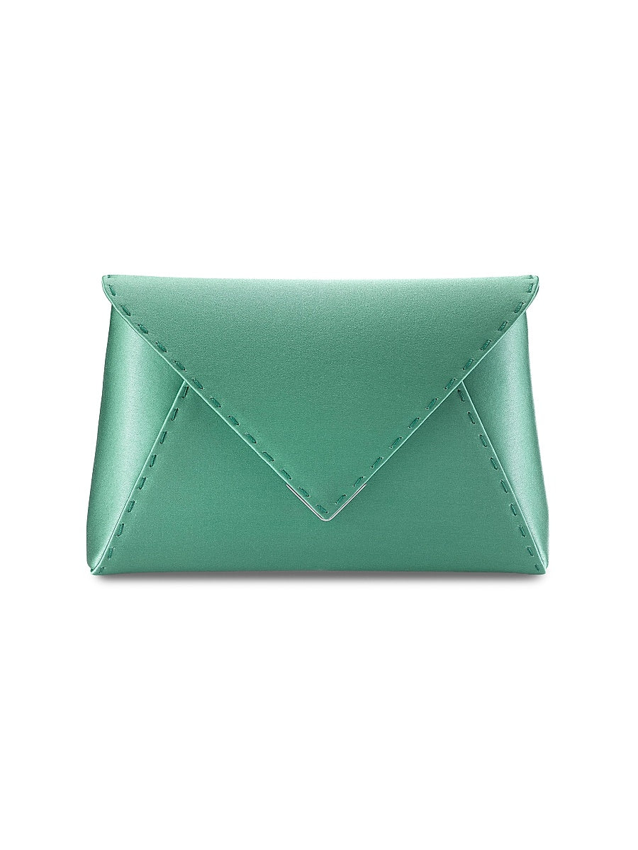 Lee Pouchet Small Satin with Gunmetal Hardware