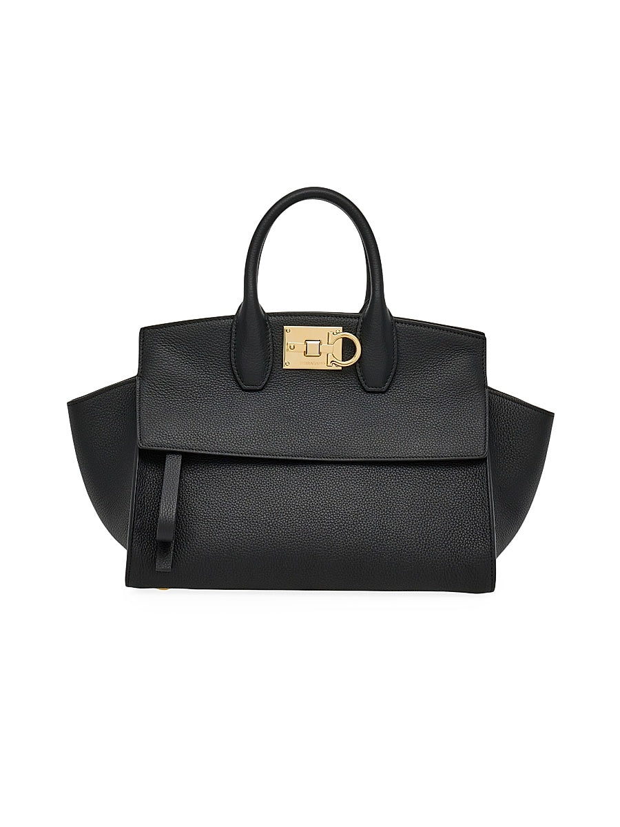 The Studio Soft Small Leather Top-Handle Bag