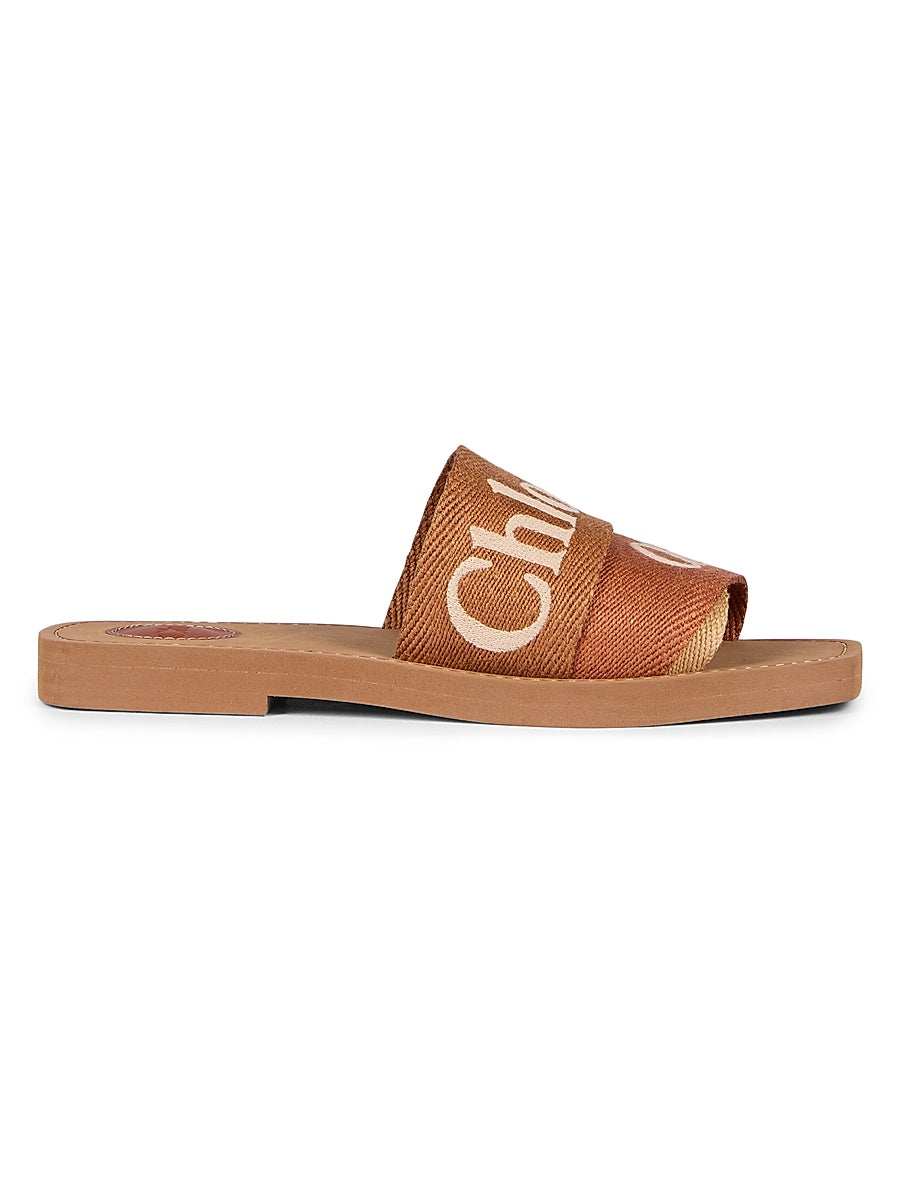Woody Logo Slide Sandals