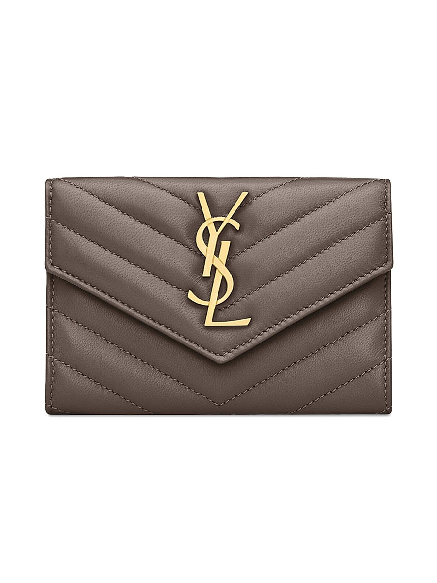 Cassandre Matelassé Small Envelope Wallet in Lambskin