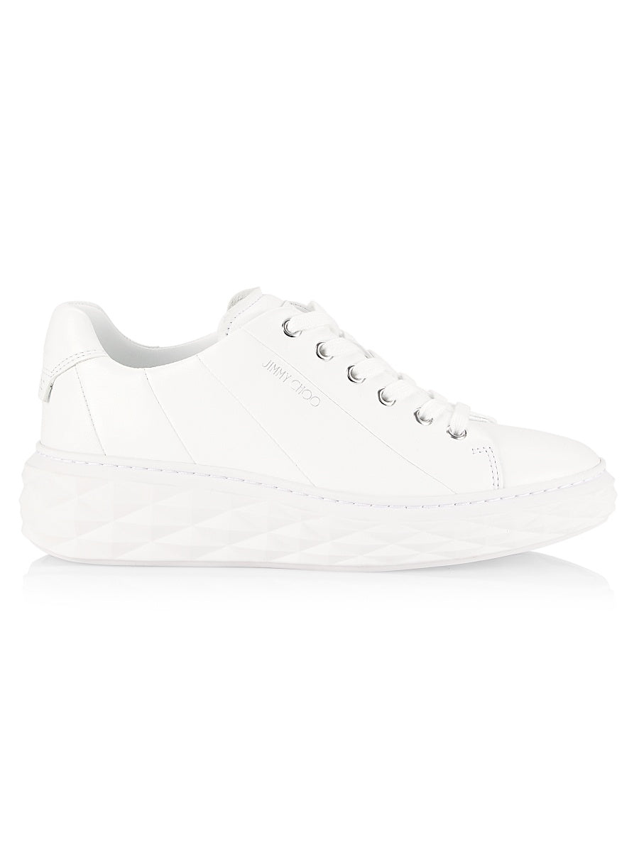 Diamond Light Leather Low-Top Sneakers