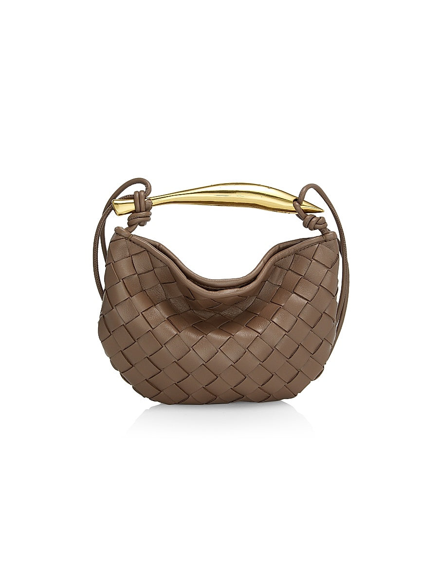 Mini Sardine Intrecciato Leather Shoulder Bag