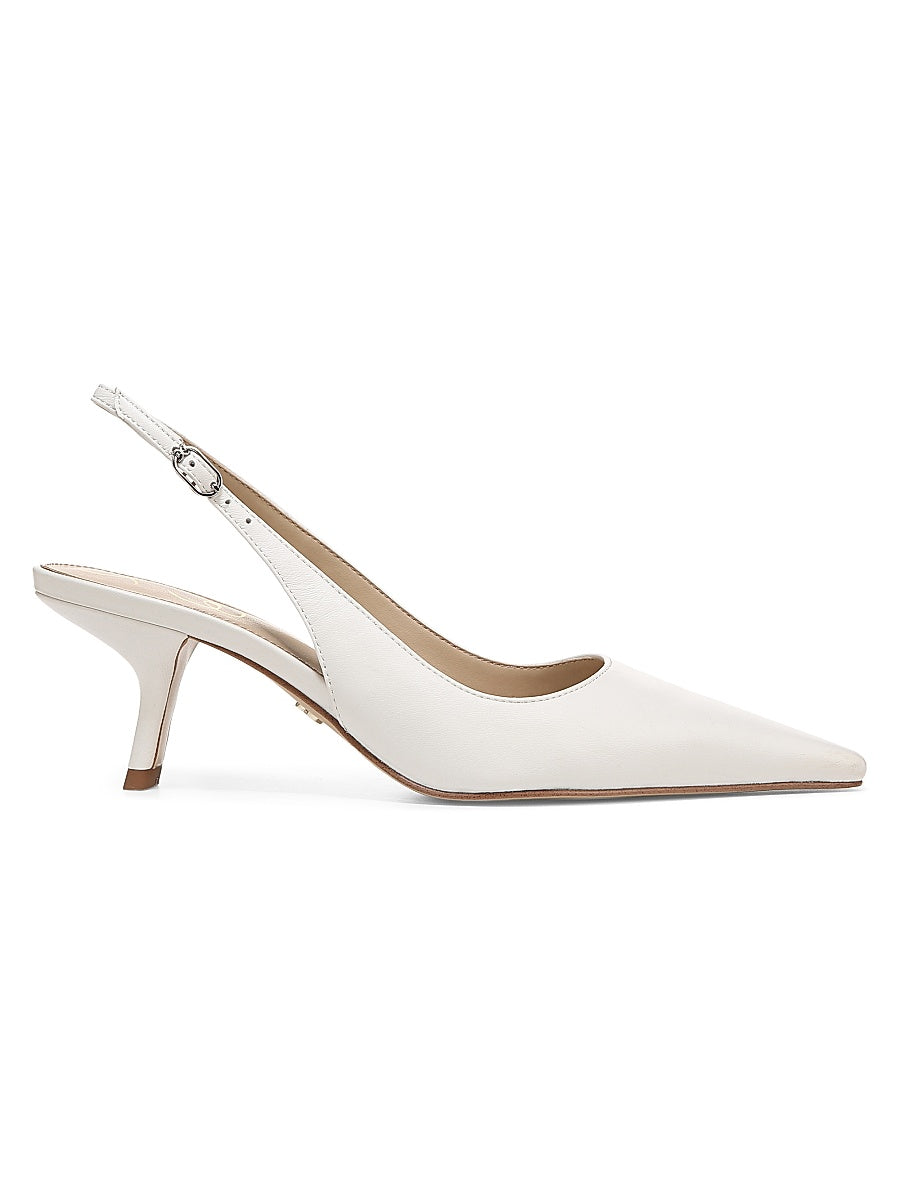 Bianka Leather Slingback Pumps