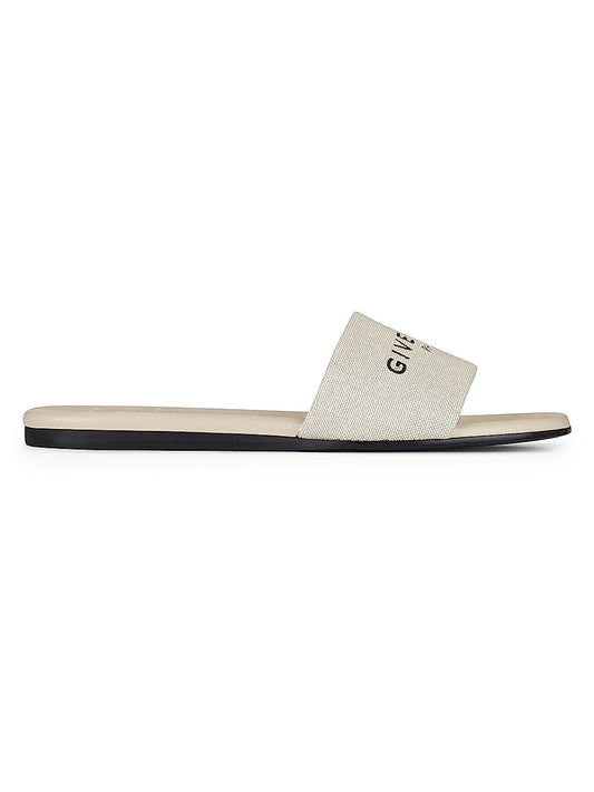 4G Flat Mules in Canvas