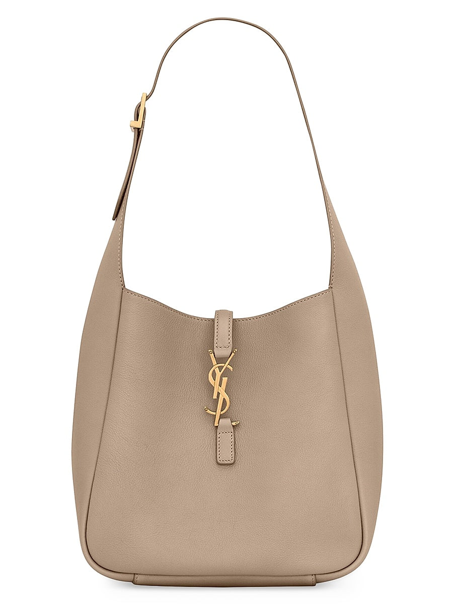 Le 5 à 7 Supple Small Shoulder Bag in Grained Leather
