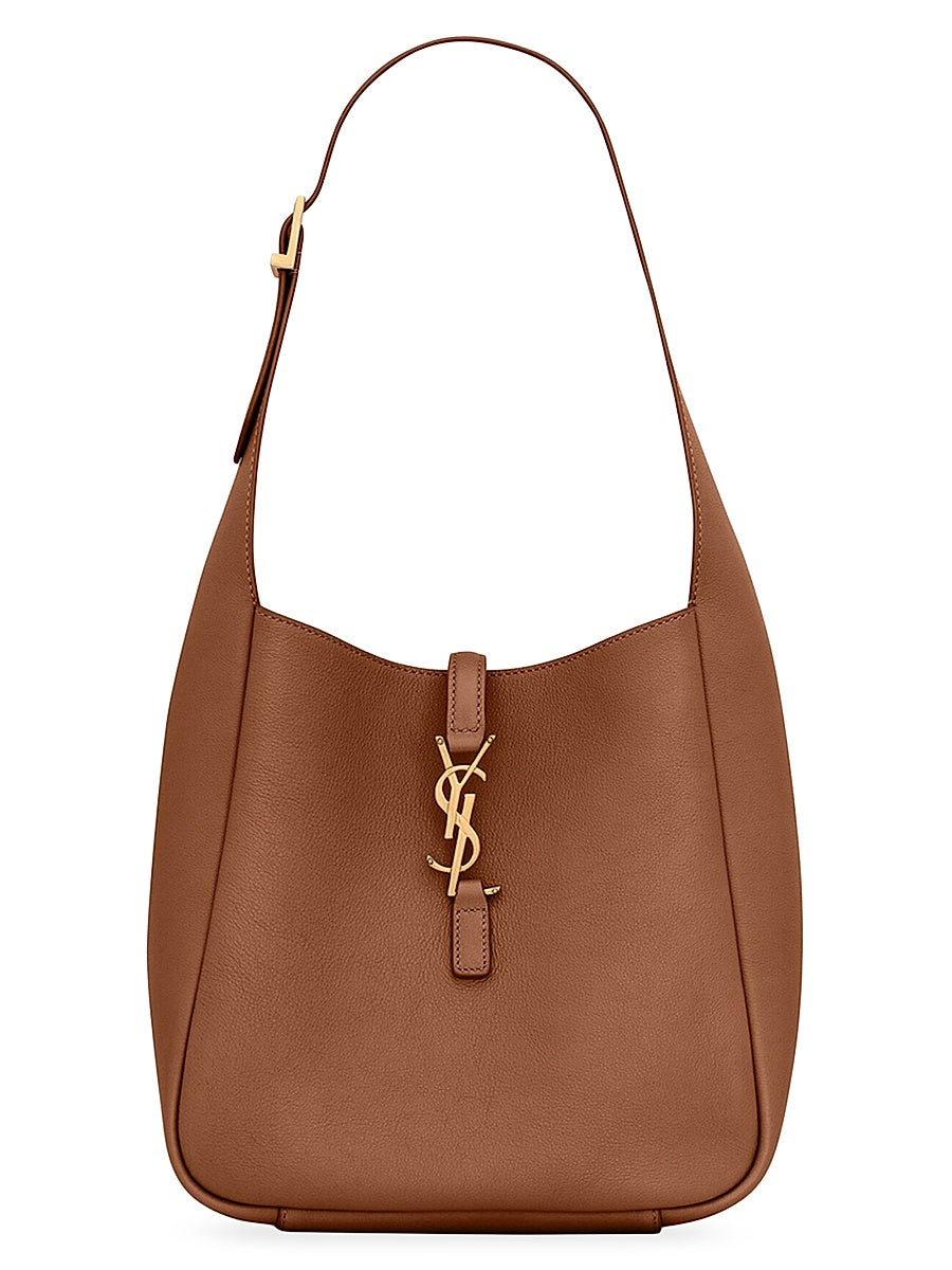 Le 5 à 7 Supple Small Shoulder Bag in Grained Leather