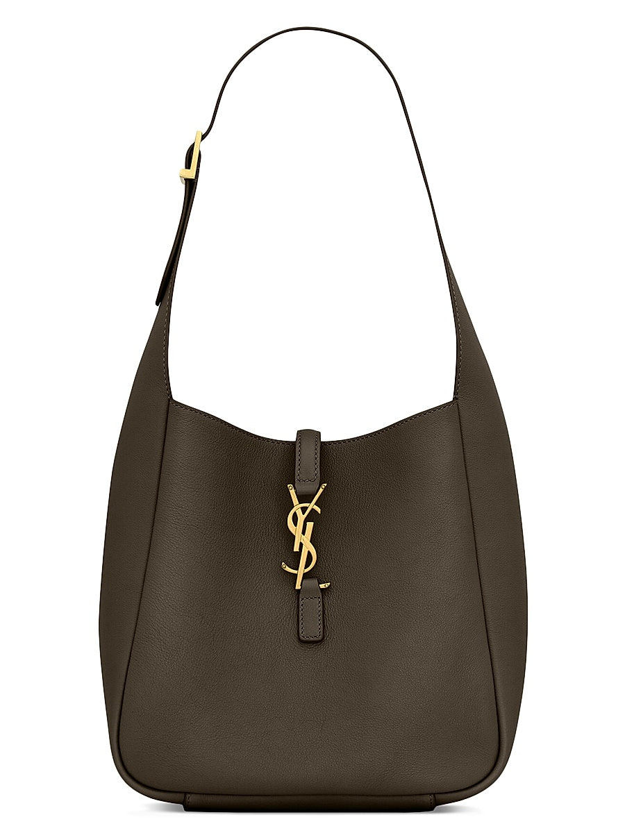 Le 5 à 7 Supple Small Shoulder Bag in Grained Leather