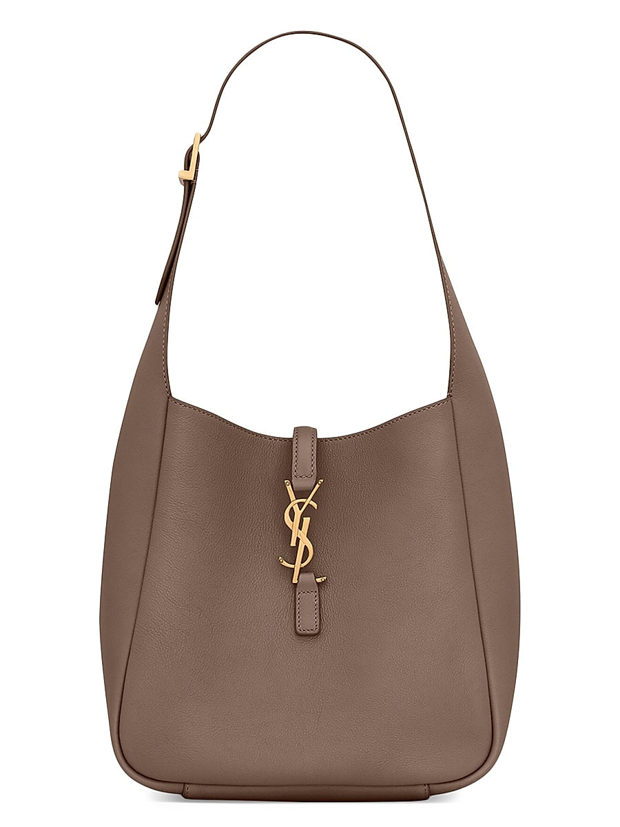 Le 5 à 7 Supple Small Shoulder Bag in Grained Leather