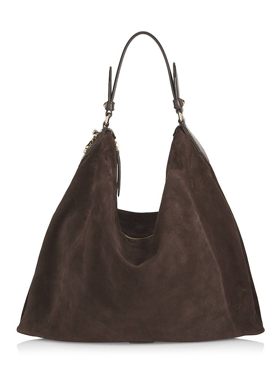 Ana Suede Hobo Bag