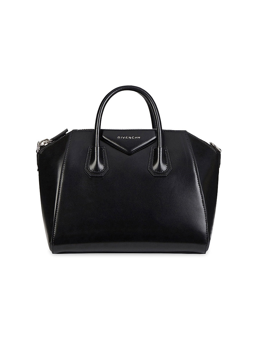Medium Antigona Bag in Box Leather