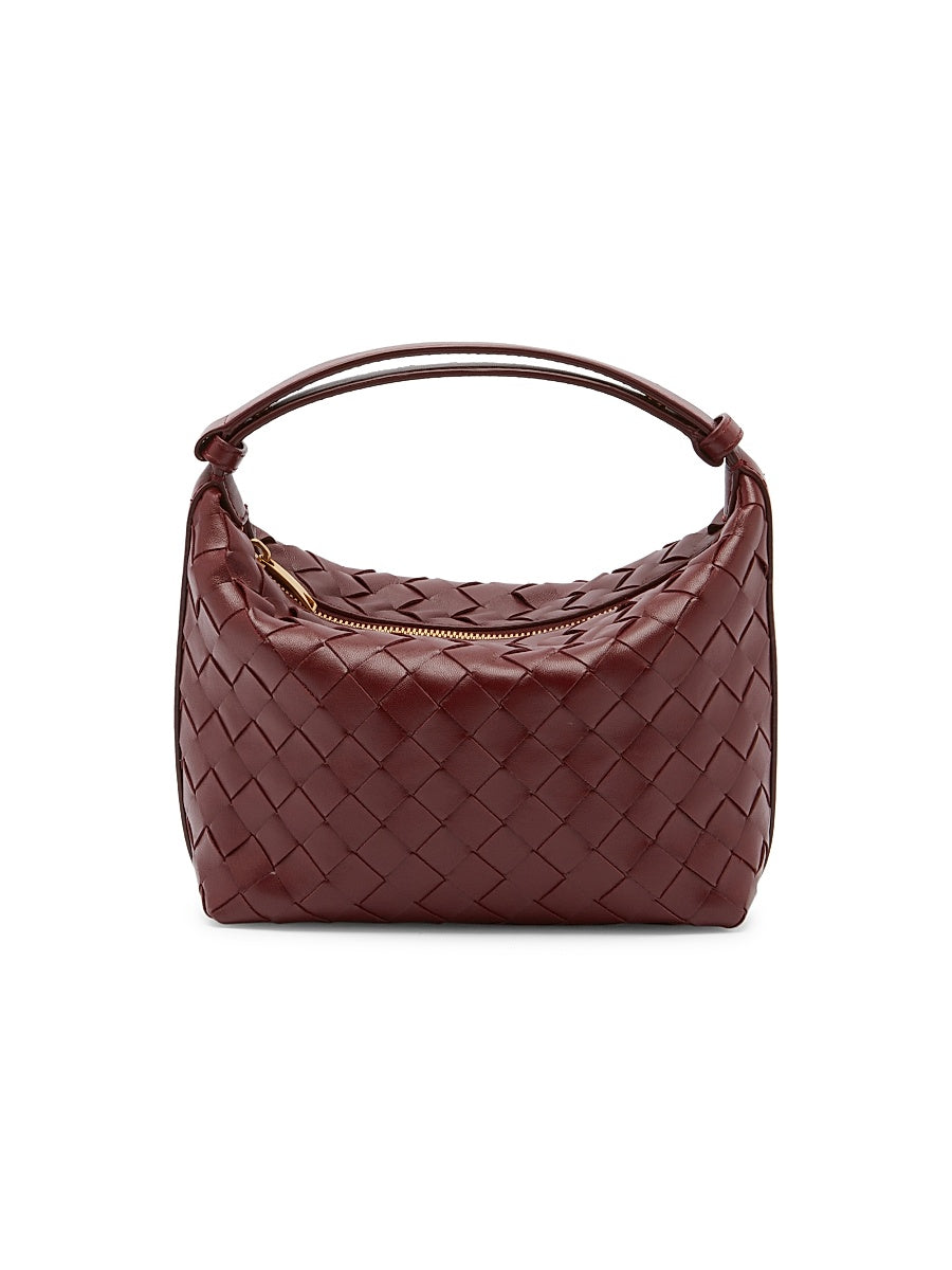 Mini Wallace Leather Top-Handle Bag