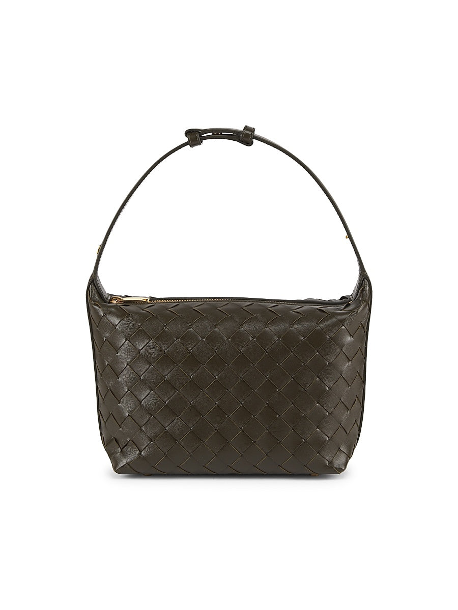 Mini Wallace Leather Top-Handle Bag