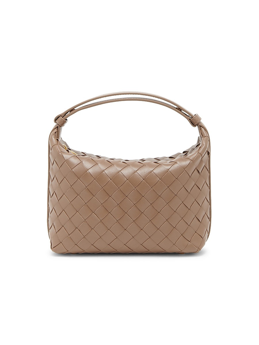 Mini Wallace Leather Top-Handle Bag