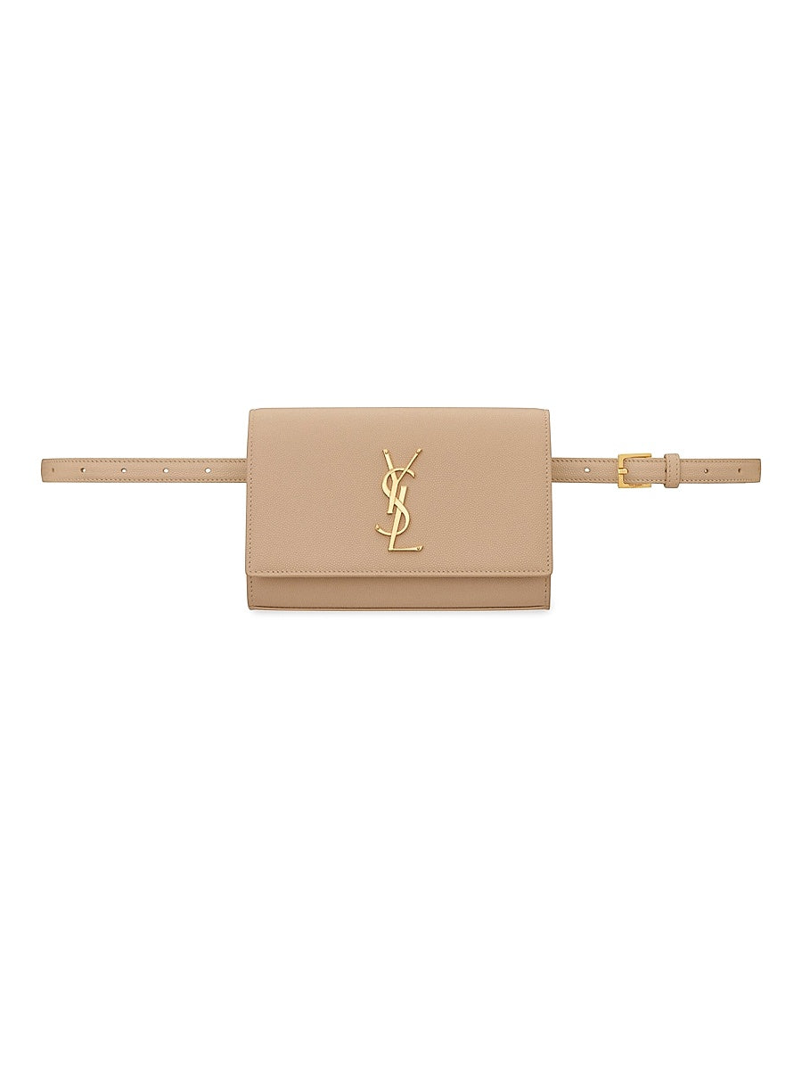 Kate Belt Bag In Grain De Poudre-Embossed Leather