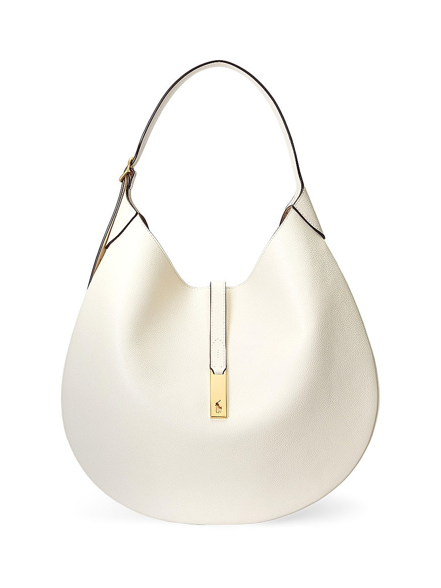 Large Polo ID Leather Shoulder Bag