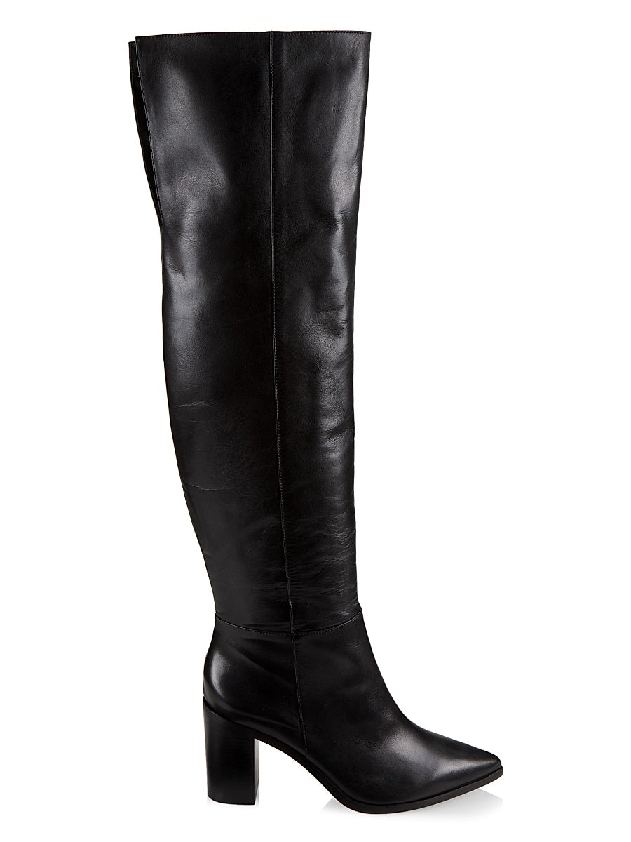 Mikki Leather Over-the-Knee Boots