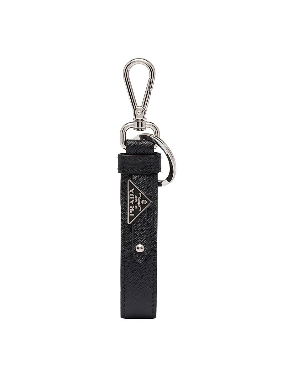 Saffiano Leather Keychain