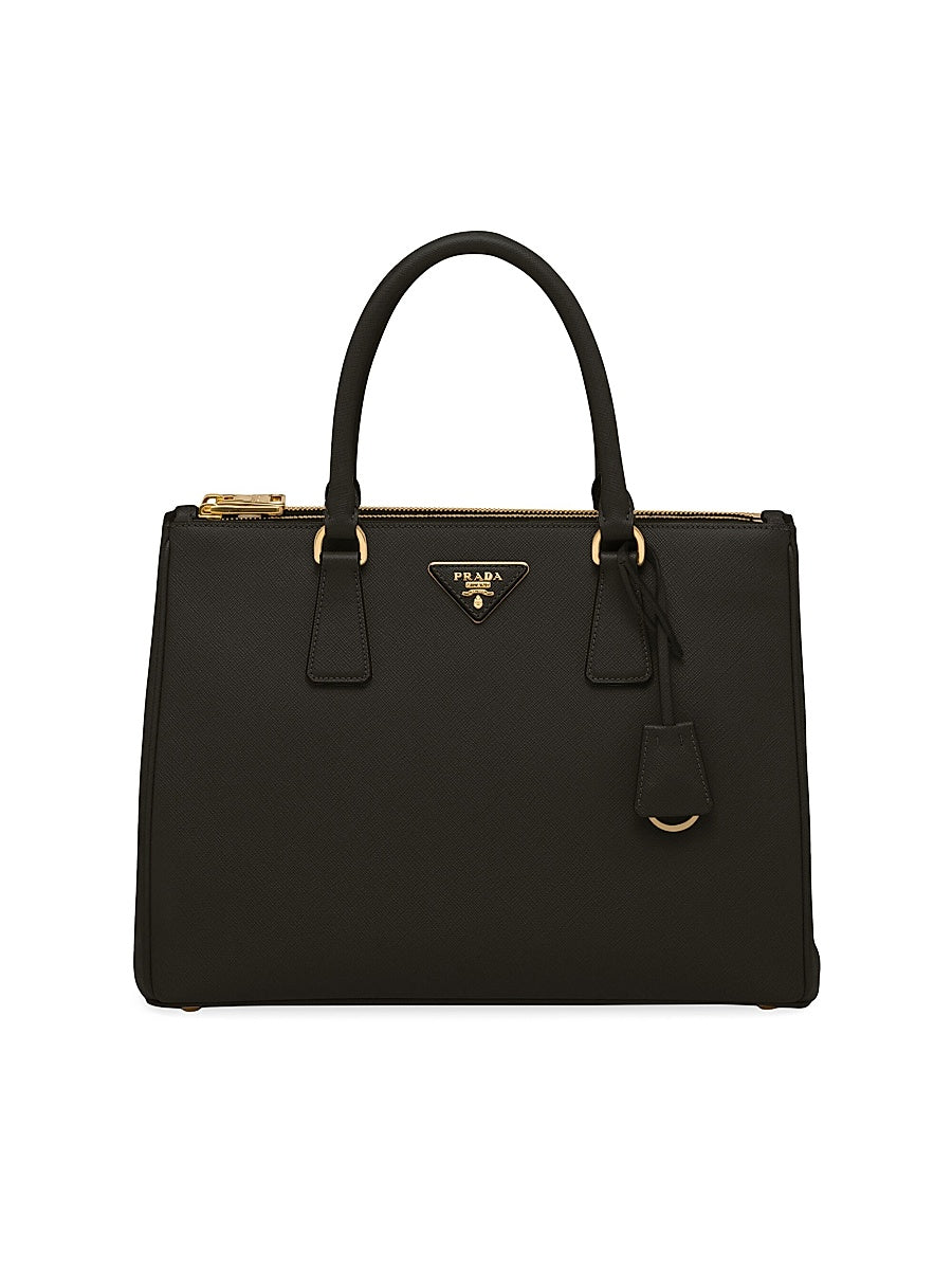 Large Galleria Saffiano Leather Top Handle Bag