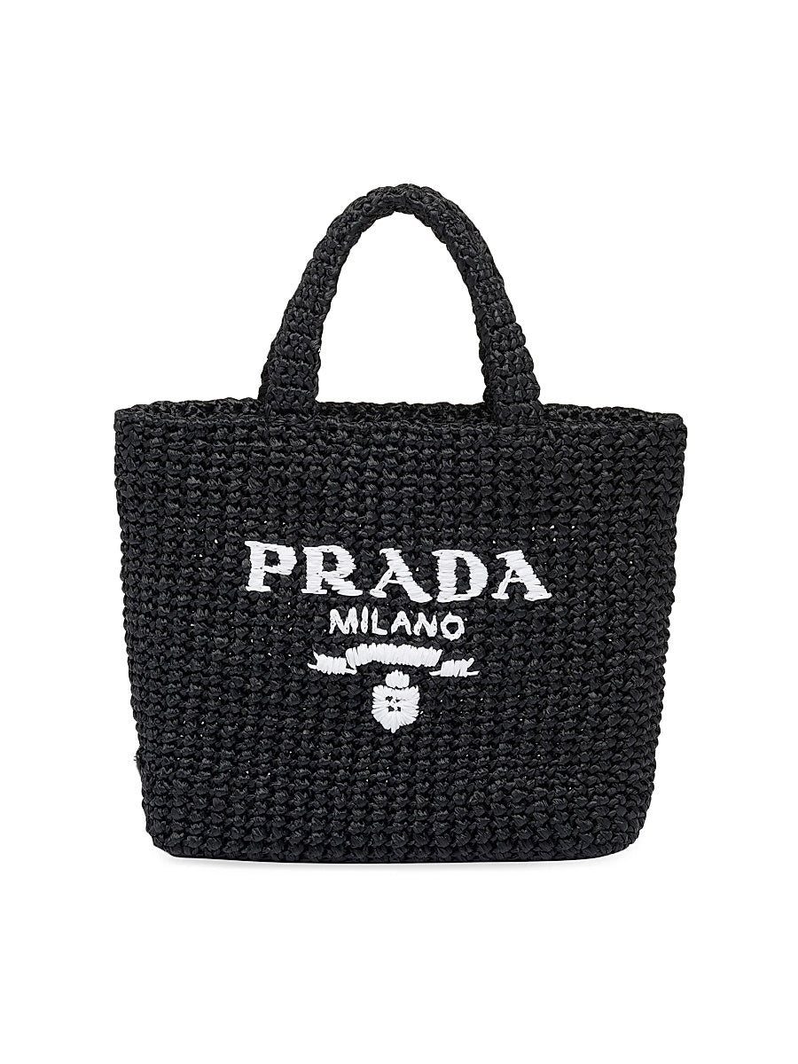 Small Raffia Tote Bag