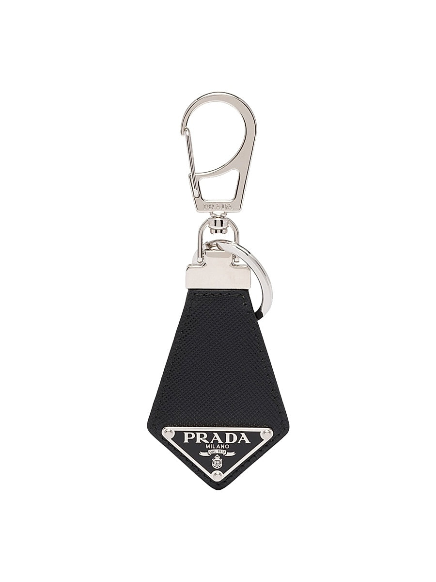 Saffiano Leather Keychain