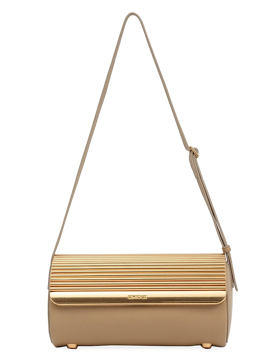 Rola Cylinder Metal Shoulder Bag