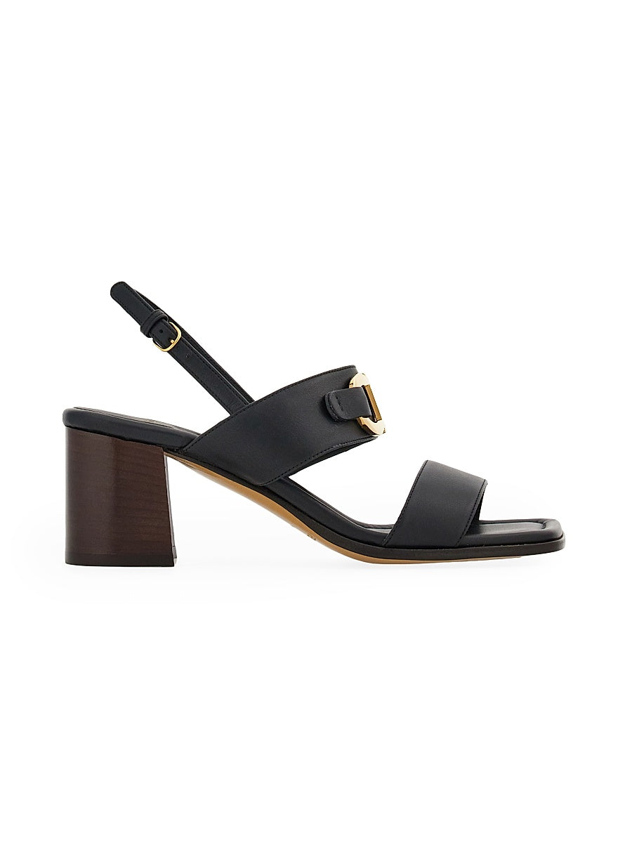 Lou 55MM Leather Slingback Sandals