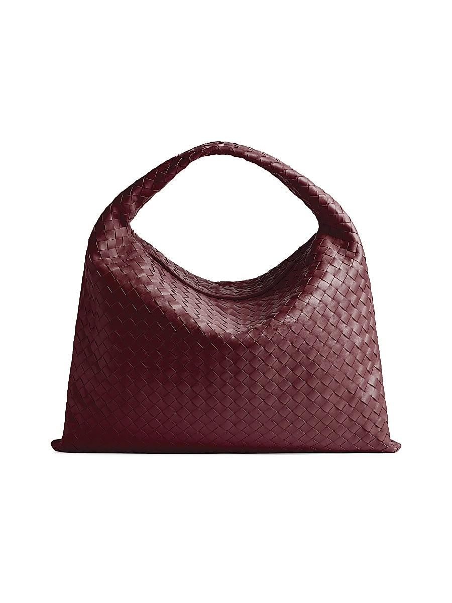 Large Hop Leather Hobo Bag