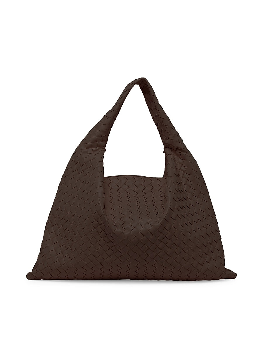 Large Hop Leather Hobo Bag