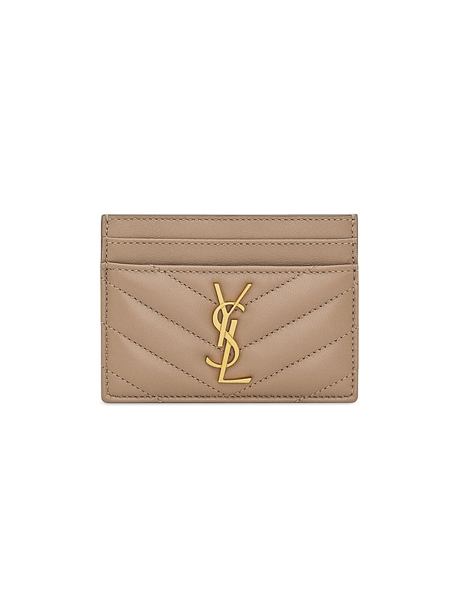 Cassandre Matelass Card Case in Lambskin